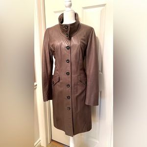 Danier Ladies Italian Leather Coat
